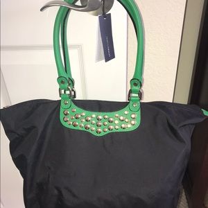 Rebecca Minkoff Studded Nylon Travel Tote - NWT!